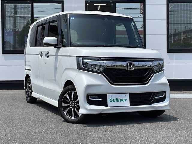 ホンダ Ｎ ＢＯＸ カスタム G L ホンダセンシング 山口県 2020(令2)年 4.4万km プラチナホワイトパール 社外メモリーナビ【MDV-S707】/ワンセグテレビ/Bluetooth/バックカメラ/ETC/前後ドライブレコーダー/プッシュスタート/アイドリングストップ/片側パワースライドドア/純正フロアマット/USB端子/電動格納ウィンカーミラー/フォグランプ/衝突被害軽減システム/レーンアシスト/横滑り防止装置/ドアバイザー/純正14インチアルミホイール