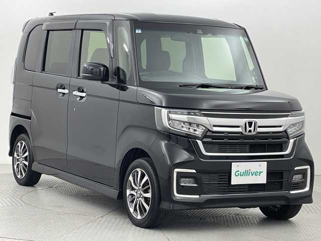 ホンダ Ｎ ＢＯＸ カスタム L 新潟県 2021(令3)年 2.3万km クリスタルブラックパール 4WD/純正ナビ/　　ワンセグ/CD/iPod/BT/バックカメラ/片側パワースライドドア/レーダークルーズコントロール/LEDオートライト/シートヒーター/純正15インチアルミホイール/ステアリングスイッチ/アイドリングストップ/USBポート/レーンキープ/スマートキー/ETC