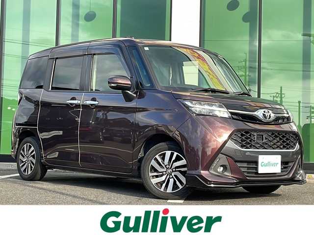 トヨタ タンク カスタムG S 福岡県 2018(平30)年 5.1万km プラムブラウンパールクリスタルシャイン ・純正ナビ　Bluetooth　ワンセグ/・両側パワースライドドア/・スマートキー/・ビルトインETC/・LEDヘッドライト/・革巻きステアリング/・フロアマット/・純正１４インチアルミホイル/・クルーズコントロール