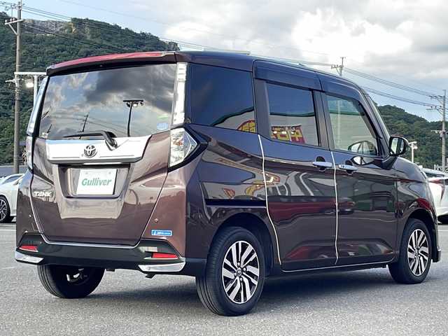 トヨタ タンク カスタムG S 福岡県 2018(平30)年 5.1万km プラムブラウンパールクリスタルシャイン ・純正ナビ　Bluetooth　ワンセグ/・両側パワースライドドア/・スマートキー/・ビルトインETC/・LEDヘッドライト/・革巻きステアリング/・フロアマット/・純正１４インチアルミホイル/・クルーズコントロール