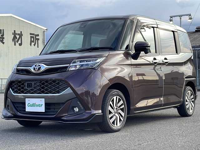 トヨタ タンク カスタムG S 福岡県 2018(平30)年 5.1万km プラムブラウンパールクリスタルシャイン ・純正ナビ　Bluetooth　ワンセグ/・両側パワースライドドア/・スマートキー/・ビルトインETC/・LEDヘッドライト/・革巻きステアリング/・フロアマット/・純正１４インチアルミホイル/・クルーズコントロール