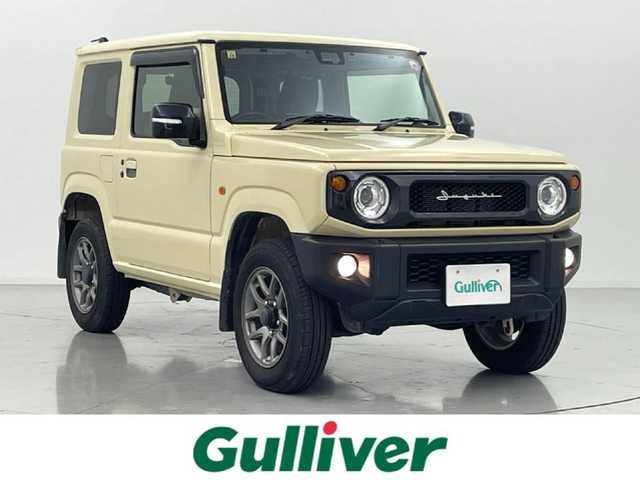 スズキ ジムニー XC 熊本県 2023(令5)年 1.7万km クリアベージュメタリック ４WD/アルパイン9インチナビX9NXL（ＣＤ・ＤＶＤ・フルセグ・ＢＴ）/バックカメラ　/ビルトインＥＴＣ　/アルパインミラー型前後ドライブレコーダー　/クルーズコントロール　/前席シートヒーター　/前のみクリアランスソナー　/衝突軽減ブレーキ　/レーンキープアシスト/横滑り防止/アイドリングストップ/純正フロアマット/純正16インチAW/オートライト/オートマチックハイビーム/LEDヘッドライト/スマートキー/プッシュスタート/スペアキー1本