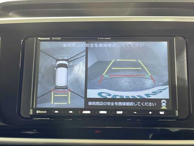 ダイハツ ムーヴ キャンバス G ブラックアクセント VS SAⅢ 沖縄県 2021(令3)年 2.1万km グレーマイカM 県外仕入 /禁煙車 /アラウンドビューカメラ /両側電動パワースライドドア /社外ナビ /CD/AM/FM /TV /Bluetooth /シートヒーター /ドラレコ /LEDフォグランプ /LEDヘッドライト