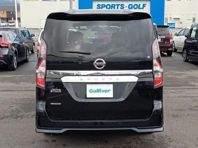 日産 セレナ ハイウェイスター V 福井県 2020(令2)年 4.4万km ダイヤモンドブラック 純正16インチAW/全方位カメラ/純正ナビ/フルセグテレビ/ハンズフリー両側オートスライドドア/前後コーナーセンサー/クルーズコントロール/ビルトインETC/ドアバイザー/本革巻きステアリング/LEDヘッドライト/Fフォグ/ダブル＋サイドエアバッグ/カーテンエアバッグ/BSW、BSI/横滑り防止装置/盗難防止装置/純正フロアマット/スマートキー