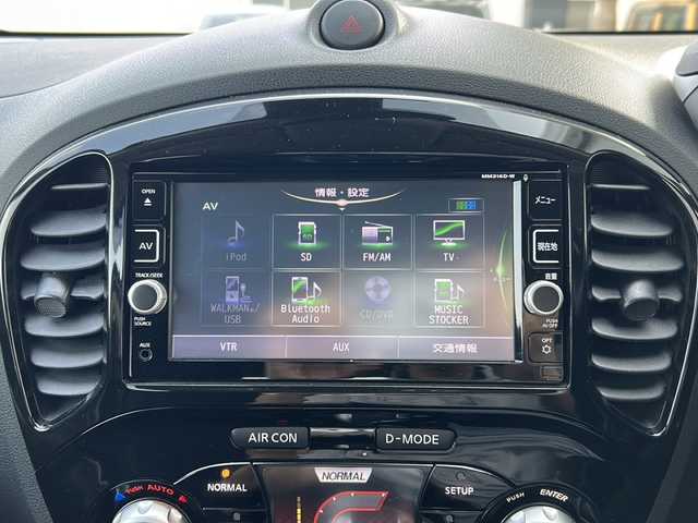 日産 ジューク 15RX Vセレクション 鳥取県 2016(平28)年 5.8万km ブリリアントホワイトパール ワンオーナー/スマートキーx２個/プリクラッシュセーフティ/レーンデパーチャー/純正メモリナビ/フルセグ・Bluetooth/バックカメラ/Dモードエアコン/革巻ステアリング/キセノンライト/社外１７インチAW/ETCユニット/保証書・取説