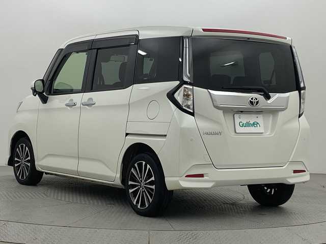 トヨタ ルーミー カスタムG－T 新潟県 2021(令3)年 4.1万km パールホワイトⅢ 純正ディスプレイオーディオ/　　フルセグ/BT/AppleCarPlay/AndroidAuto/バックカメラ/両側パワースライドドア/レーダークルーズコントロール/シートヒーター/LEDオートライト/純正15インチアルミホイール/ステアリングスイッチ/USBポート/社外AW付スタッドレスタイヤ車載/アイドリングストップ/スマートキー/ETC