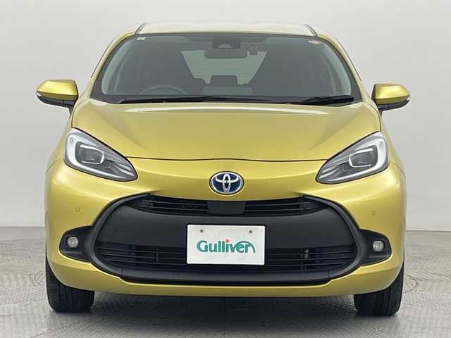 トヨタ アクア X 新潟県 2021(令3)年 2.9万km ブラスゴールドメタリック 4WD/純正ディスプレイオーディオ/　　BT/FM/AM/MiraCast/バックカメラ/レーダークルーズコントロール/LEDオートライト/オートハイビーム/ステアリングスイッチ/スマートキー/ビルトインETC2.0