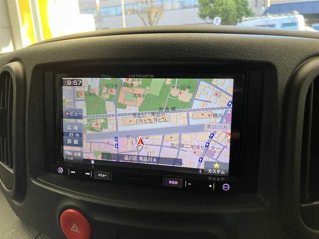 日産 キューブ 15X Vセレクション 東京都 2019(平31)年 5万km ブリリアントホワイトパール 社外メモリナビ/（AVIC-RZ900)/バックカメラ/インテリジェントキー/電動格納ミラー/Bluetooth/フルセグテレビ/プラズマクラスター/ドライブレコーダー前後/アイドリングストップ/ETC/保証書・取扱説明書