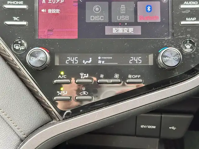トヨタ カムリ G 宮城県 2020(令2)年 4.4万km プラチナホワイトパールマイカ カラーヘッドアップディスプレイ/＝＝＝/セーフティセンス/・プリクラッシュセーフティ/・レーンディパーチャーアラート/・オートマチックハイビーム/・レーダークルーズコントロール/ブラインドスポットモニター/リアクロストラフィックオートブレーキ/インテリジェントクリアランスソナー/8インチディスプレイオーディオ/・Bluetooth/・CD/DVD/バックカメラ/ビルトインETC2.0/ドライブレコーダー/運転席パワーシート/革巻きステアリング/ステアリングスイッチ/電動パーキングブレーキ/ブレーキホールド/LEDヘッドランプ/フォグランプ/オートライト/スマートキー＆プッシュスタート/スペアキー1本/電動格納ミラー/純正17インチAW/純正フロアマット/純正ドアバイザー/W/サイド/カーテンエアバッグ