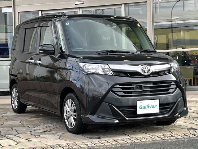 トヨタ タンク G S 静岡県 2018(平30)年 6.6万km ブラックマイカメタリック 純正SDナビ/・CD/・DVD/・フルセグＴＶ/・Bluetooth/・AM/・FM/主要装備/・両側パワスラ/・衝突軽減/・横滑り防止装置/・レーンキープ/・クルコン/・バックカメラ/・ETC/・ドラレコ/・ステリモ/・スマートキー/・スペアキー1本/・プッシュスタート/・社外フロアマット/・社外アルミホイール