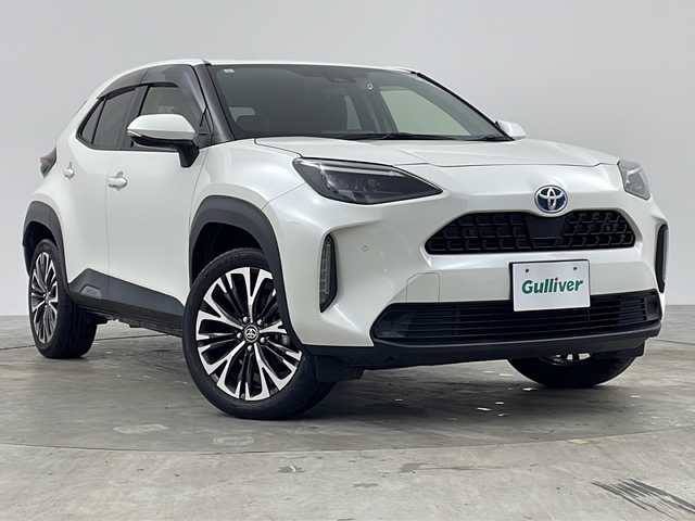 トヨタ ヤリスクロス ハイブリッド Z 徳島県 2021(令3)年 4.3万km ホワイトパールクリスタルシャイン 純正ディスプレイオーディオ/バックカメラ/Bluetooth/トヨタセーフティーセンス/・プリクラッシュセーフティー/・レーンキープディパーチャーアラート/・オートマチックハイビーム/前後ドライブレコーダー/ビルトインETC/レーダークルーズコントロール/ステアリングヒーター/ステアリングスイッチ/パワーシート/シートヒーター/オートライト/LEDヘッドライト/スマートキー2本/プッシュスタート