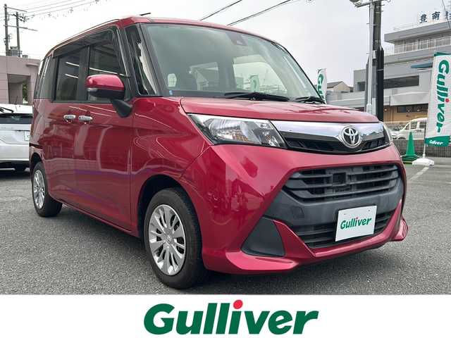 トヨタ タンク G S 大阪府 2017(平29)年 3.6万km マゼンタベリーマイカM 純正ナビ/両側パワースライドドア/衝突回避支援ブレーキ機能/純正14インチアルミホイール/車線逸脱警報/電動格納ミラー/CD/DVD再生/アイドリングストップ/オートライト/コーナーセンサー