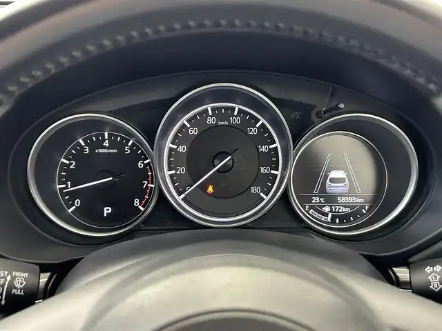 マツダ ＣＸ－５ 25S Lパッケージ 大分県 2017(平29)年 5.9万km スノーフレイクホワイトパールマイカ 純正SDナビ/フルセグ/DVD/Bluetooth/バックカメラ/衝突軽減ブレーキ/レーダークルーズコントロール/前席シートヒーター/前席パワーシート/BOSEサウンド/電動リアゲート/前方ドライブレコーダ/ビルトインETC/純正フロアマット/純正19インチAW/スマートキーX2