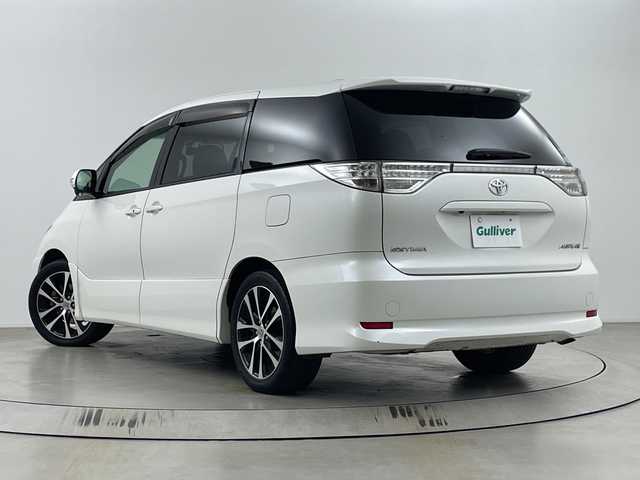 トヨタ エスティマ アエラス 埼玉県 2012(平24)年 6.9万km ホワイトパールクリスタルシャイン 純正フリップダウンモニター/純正ナビ/　(Bluetooth/CD/DVD/DS/FM/AM)/フルセグテレビ/バックカメラ/ビルトインETC/前方ドライブレコーダー/両側パワースライドドア/クルーズコントロール/プッシュスタート/オートキセノンライト/純正フロアマット/純正18インチアルミホイール