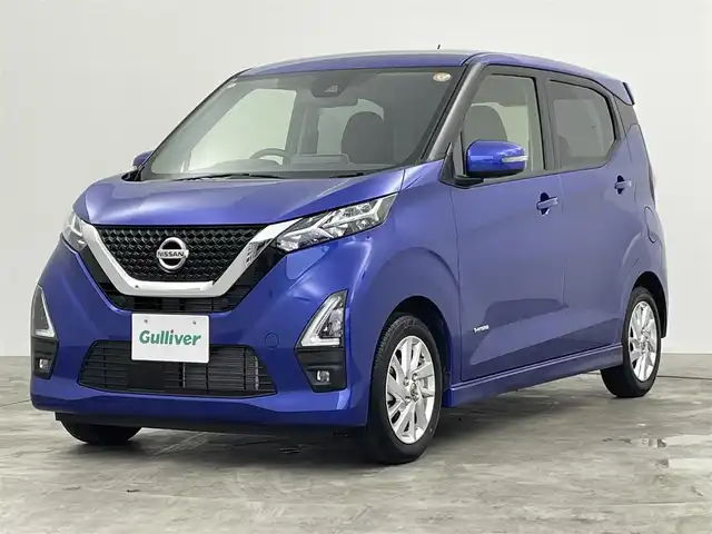 日産 デイズ HWS X プロパイロットED 群馬県 2022(令4)年 1.9万km アトランティックブルー 純正ナビ　全方位　ワンオーナー　プロパイロット　衝突軽減システム　障害物センサー　アダプティブクルーズコントロール　レーンアシスト　ETC　横滑り防止　スマートキー　プッシュスタート　禁煙車