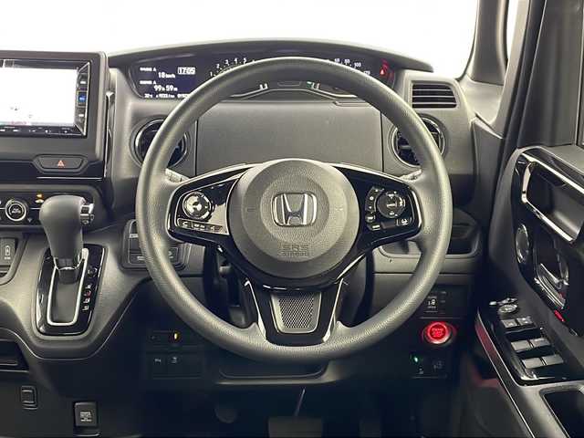 ホンダ Ｎ ＢＯＸ カスタム L 栃木県 2022(令4)年 2万km ミッドナイトブルービームM 純正ＳＤナビ/・フルセグＴＶ　ＣＤ　ＤＶＤ　ＢＴ/片側パワースライドドア　/純正前後ドライブレコーダー/前席シートヒーター/バックカメラ　/ＥＴＣ　/ホンダセンシング　/ＬＥＤヘッドライト　/電子パーキング　/レーダークルーズコントロール　/ステアリングスイッチ