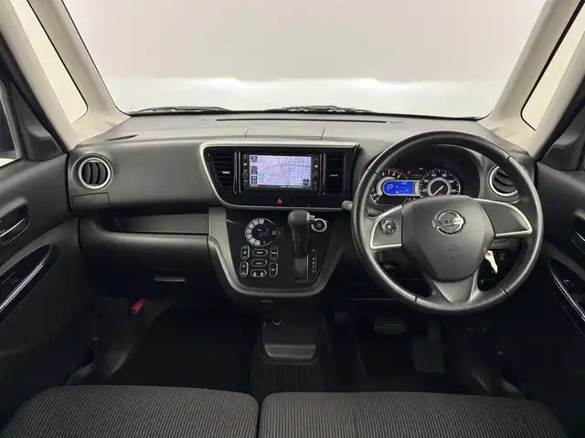 日産 デイズ ルークス ハイウェイスターX Gパッケージ 愛知県 2017(平29)年 6.7万km オーシャンブルーP 純正ナビ（フルセグ、CD、Bluetooth）/ETC/全方位カメラ/両側パワスラドア/衝突軽減ブレーキ/LEDヘッドライト/スマートキー/ドラレコ前後/オートライト/純正15インチAW/純正フロアマット/アイドリングストップ/横滑り防止装置/フォグライト