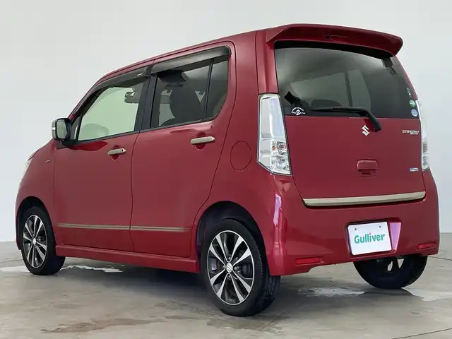 スズキ ワゴンＲ スティングレー Jスタイル 鹿児島県 2015(平27)年 6.7万km フェニックスレッドパール 純正SDナビ/(SD/CD/AUX/AM/FM/フルセグTV)/衝突軽減ブレーキ/バックカメラ/ETC/パワーウィンドウ/パワーステアリング/純正15インチアルミホイール/純正フロアマット/保証書/取扱説明書