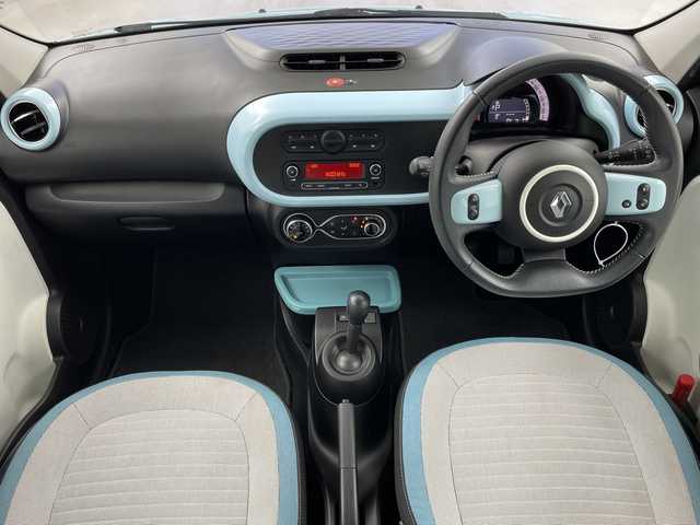 ルノー トゥインゴ インテンス 岐阜県 2018(平30)年 4万km ブルードラジェ 純正カーオーディオ/FM　AM/USB/Bluetooth/純正フロアマット/アイドリングストップ/オートライト/フォグランプ/純正15インチAW/コーナーセンサー/革巻きステアリング/社外ETC/社外ドラレコ/トノカバー