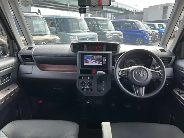 トヨタ タンク 愛知県 2017(平29)年 6.8万km マゼンタベリーマイカM 社外ＳＤナビ　/ＤＴＶ　/ＢＴ　/ＵＳＢ　/Ｂカメラ　/後席フリップダウンモニター　/ＥＴＣ　/左パワースライドドア　/前席シートヒーター　/衝突軽減ブレーキ　/ステアリングスイッチ　/プッシュスタート