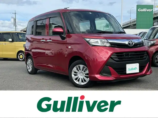 トヨタ タンク 愛知県 2017(平29)年 6.8万km マゼンタベリーマイカM 社外ＳＤナビ　/ＤＴＶ　/ＢＴ　/ＵＳＢ　/Ｂカメラ　/後席フリップダウンモニター　/ＥＴＣ　/左パワースライドドア　/前席シートヒーター　/衝突軽減ブレーキ　/ステアリングスイッチ　/プッシュスタート