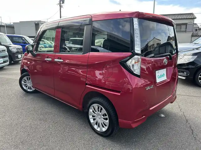 トヨタ タンク 愛知県 2017(平29)年 6.8万km マゼンタベリーマイカM 社外ＳＤナビ　/ＤＴＶ　/ＢＴ　/ＵＳＢ　/Ｂカメラ　/後席フリップダウンモニター　/ＥＴＣ　/左パワースライドドア　/前席シートヒーター　/衝突軽減ブレーキ　/ステアリングスイッチ　/プッシュスタート