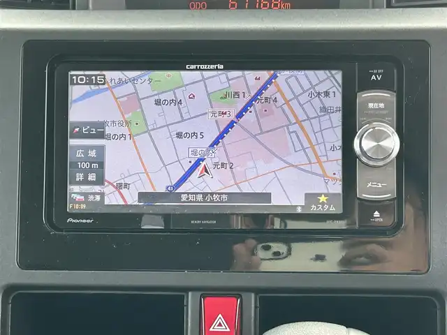 トヨタ タンク 愛知県 2017(平29)年 6.8万km マゼンタベリーマイカM 社外ＳＤナビ　/ＤＴＶ　/ＢＴ　/ＵＳＢ　/Ｂカメラ　/後席フリップダウンモニター　/ＥＴＣ　/左パワースライドドア　/前席シートヒーター　/衝突軽減ブレーキ　/ステアリングスイッチ　/プッシュスタート