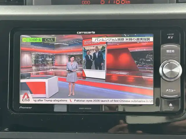 トヨタ タンク 愛知県 2017(平29)年 6.8万km マゼンタベリーマイカM 社外ＳＤナビ　/ＤＴＶ　/ＢＴ　/ＵＳＢ　/Ｂカメラ　/後席フリップダウンモニター　/ＥＴＣ　/左パワースライドドア　/前席シートヒーター　/衝突軽減ブレーキ　/ステアリングスイッチ　/プッシュスタート