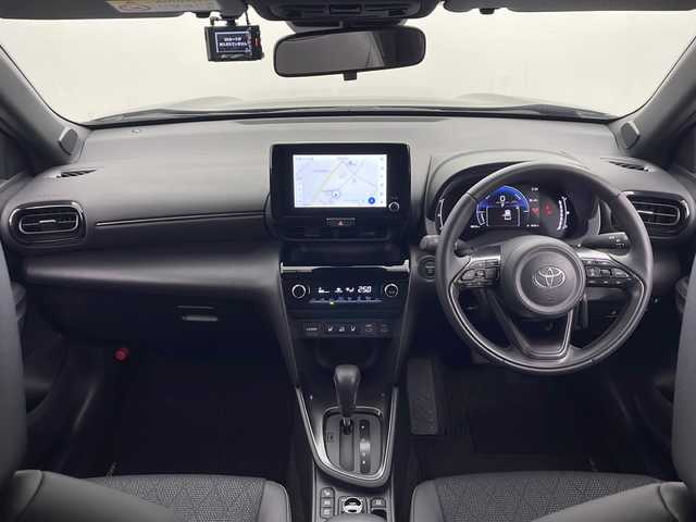 トヨタ ヤリスクロス ハイブリッド Z 秋田県 2024(令6)年 0.9万km ブラックマイカ ４WD/純正メモリーナビ/Bluetooth/バックカメラ/ETC2.0/前席シートヒーター/運転席パワーシート/前後コーナーセンサー/前後ドライブレコーダー/純正AW/ヒルディセントコントロール/ステアリングヒーター/衝突被害軽減システム/オートマチックハイビーム/自動パーキングブレーキ/LEDヘッドライト/スマートキー/スペアキー