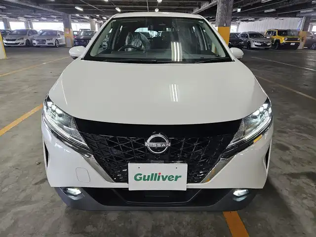 日産 ノート X 富山県 2021(令3)年 6.7万km ピュアホワイトパール 〇ワンオーナー/〇純正ナビ/〇フルセグTV/〇バックカメラ/〇アラウンドビューモニター/〇ETC2.0/〇ドライブレコーダー/〇アダプティブLEDヘッドランプ/〇フォグランプ/〇オートライト/〇全方位運転支援システム/・インテリジェントエマージェンシーブレーキ/・踏み間違い衝突防止アシスト/・標識検知機能/〇オートエアコン/〇ステアリングスイッチ/〇インテリジェントキー/〇禁煙車