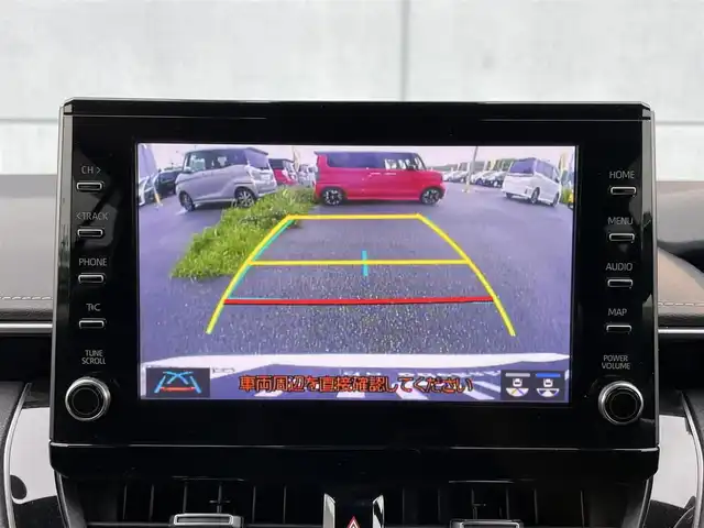 トヨタ カローラツーリング ハイブリッド ダブルバイビー 千葉県 2019(令1)年 3.1万km ホワイトパールクリスタルシャイン 9インチ純正ナビ/バックカメラ/クルーズコントロール/ＥＴＣ/ＵＳＢソケット/前席シートヒーター/オートライト/オートハイビーム/コーナーセンサー/衝突被害軽減ブレーキ/レーンキープアシスト/ステアリングヒーター/ＢＳＭ