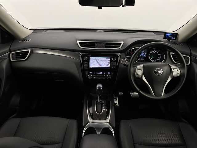 日産 エクストレイル 20X エマージェンシーブレーキ 新潟県 2015(平27)年 7.4万km スチールブルー 4WD/純正メモリナビ/フルセグ/　CD/MSV USB/AUX/Bluetooth/アラウンドビューカメラ/前席シートヒーター/キセノンヘッドライト/オートライト/フォグランプ/クルーズコントロール/衝突被害軽減ブレーキ/電動格納式ミラー/ETC