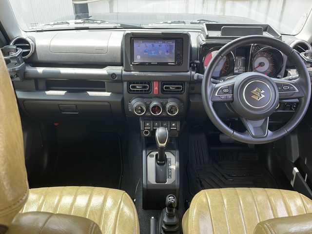 スズキ ジムニー XC 福島県 2021(令3)年 4.9万km ブルーイッシュブラックパール3 ＫＥＮＷＯＯＤ７型ナビ　バックＣ　フルセグＴＶ　ＢＴ　Ｃ．Ｌラインラダー　ＳＵＺＵＫＩエンブレムグリル　前後牽引フック　前後ドラレコ　革調シートカバー　ＥＴＣ　クルコン　前席シートヒーター　フォグ