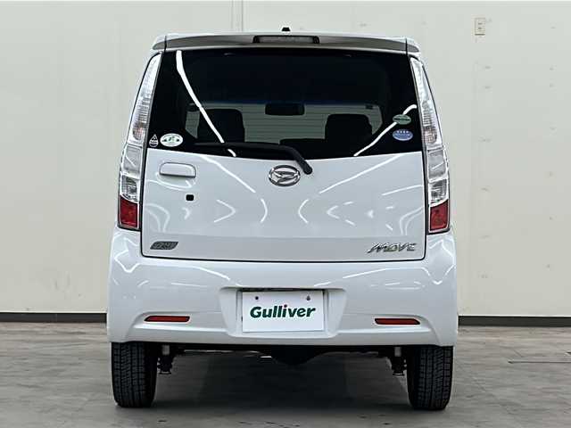 ダイハツ ムーヴ カスタム X 道央・札幌 2012(平24)年 4.1万km パールホワイトⅢ /4WD//ディスプレイオーディオ/（CD/USB/DVD/ラジオ）//アイドリングストップ//フォグランプ//電動格納ミラー