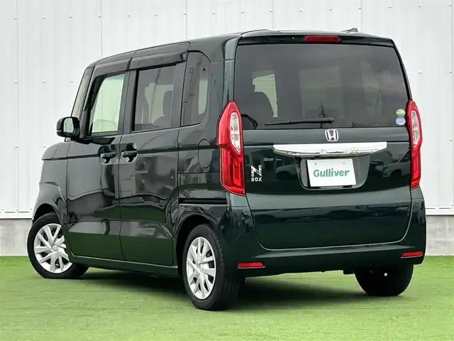ホンダ Ｎ ＢＯＸ G L ホンダセンシング 香川県 2020(令2)年 3.4万km ブリティッシュグリーンP 登録時走行距離：34052ｋｍ/衝突被害軽減装置/純正SDナビゲーション/→フルセグTV/→CD/DVD再生/バックカメラ/ビルトインETC/シートヒーター/左側パワースライドドア/ステアリングリモコン/アダプティブクルーズコントロール/横滑り防止装置/レーンキープアシスト/スマートキー