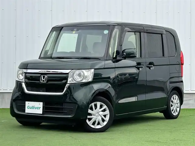 ホンダ Ｎ ＢＯＸ G L ホンダセンシング 香川県 2020(令2)年 3.4万km ブリティッシュグリーンP 登録時走行距離：34052ｋｍ/衝突被害軽減装置/純正SDナビゲーション/→フルセグTV/→CD/DVD再生/バックカメラ/ビルトインETC/シートヒーター/左側パワースライドドア/ステアリングリモコン/アダプティブクルーズコントロール/横滑り防止装置/レーンキープアシスト/スマートキー