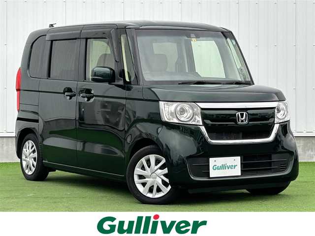 ホンダ Ｎ ＢＯＸ G L ホンダセンシング 香川県 2020(令2)年 3.4万km ブリティッシュグリーンP 登録時走行距離：34052ｋｍ/衝突被害軽減装置/純正SDナビゲーション/→フルセグTV/→CD/DVD再生/バックカメラ/ビルトインETC/シートヒーター/左側パワースライドドア/ステアリングリモコン/アダプティブクルーズコントロール/横滑り防止装置/レーンキープアシスト/スマートキー
