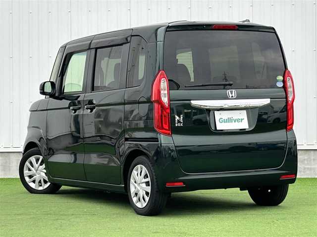 ホンダ Ｎ ＢＯＸ G L ホンダセンシング 香川県 2020(令2)年 3.4万km ブリティッシュグリーンP 登録時走行距離：34052ｋｍ/衝突被害軽減装置/純正SDナビゲーション/→フルセグTV/→CD/DVD再生/バックカメラ/ビルトインETC/シートヒーター/左側パワースライドドア/ステアリングリモコン/アダプティブクルーズコントロール/横滑り防止装置/レーンキープアシスト/スマートキー