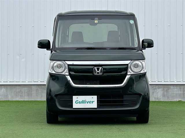 ホンダ Ｎ ＢＯＸ G L ホンダセンシング 香川県 2020(令2)年 3.4万km ブリティッシュグリーンP 登録時走行距離：34052ｋｍ/衝突被害軽減装置/純正SDナビゲーション/→フルセグTV/→CD/DVD再生/バックカメラ/ビルトインETC/シートヒーター/左側パワースライドドア/ステアリングリモコン/アダプティブクルーズコントロール/横滑り防止装置/レーンキープアシスト/スマートキー