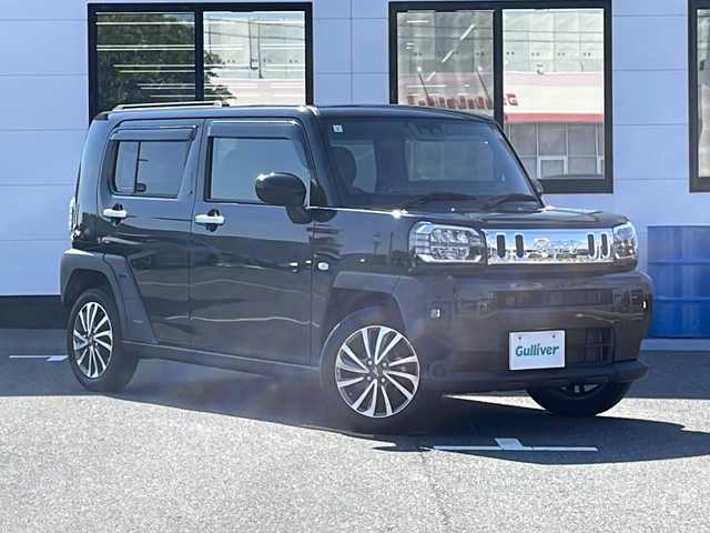ダイハツ タフト G 山口県 2021(令3)年 3.2万km ブラックマイカメタリック 純正SDナビ/・DVD再生機能有/・ワンセグTV/・バックカメラ/・Bluetooth接続/ETC/ドライブレコーダー/スマートアシスト/・衝突回避支援ブレーキ機能/・ブレーキ制御付誤発進抑制機能/・車線逸脱警報機能/・ふらつき警報/・先行車発進お知らせ機能/・標識認識機能/・アダプティブクルーズコントロール/・レーンキープコントロール/・アイドリングストップ/USB入力端子/シートヒーター/純正フロアマット/パノラマルーフ/スマートキー/プッシュスタート/スペアキー1本/純正LEDライト/純正15インチアルミホイール/保証書