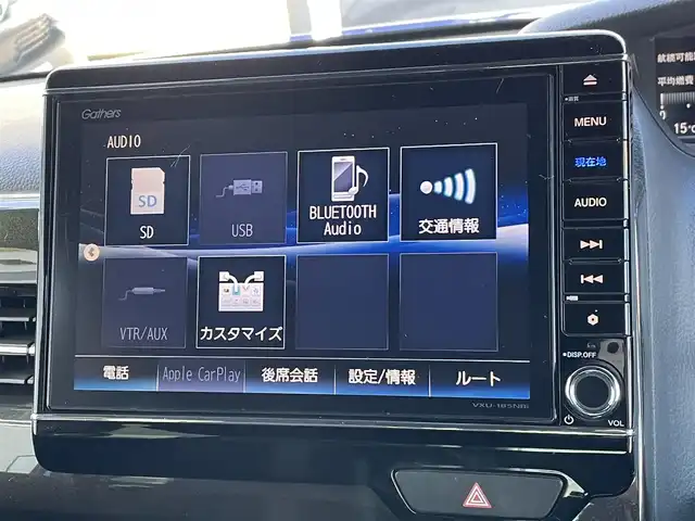 ホンダ Ｎ ＢＯＸ カスタム G L ターボ ホンダセンシング 東京都 2017(平29)年 4.4万km ブリリアントスポーティブルーメタリック2トーン 純正８型メモリナビ＆フルセグ　/・BluetoothAudio/USB/・CD/SD/DVD/FM/AM/純正ＬＥＤヘッドライト　/ホンダセンシング　/●衝突軽減ブレーキ〈CMBS〉/・誤発進抑制機能後方誤発進抑制機能/・歩行者事故低減ステアリング/・路外逸脱抑制機能/・ACC〈アダプティブ・クルーズ・コントロール〉/・LKAS〈車線維持支援システム〉/・オートハイビーム/・先行車発進お知らせ機能/・標識認識機能/両側パワースライドドア　/シーケンシャルターンシグナルランプ/Hondaスマートキーシステム/ロールサンシェイド/プッシュエンジンスタート/保証書＆取説