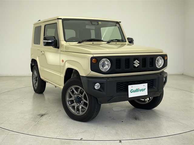 スズキ ジムニー XC 千葉県 2020(令2)年 3.4万km シフォンアイボリーM ５速ＭＴ/社外オーディオ/Bluetooth CD AM FM/４ＷＤ/シートヒーター/背面タイヤ/スマートキー/ＬＥＤオートライト/純正アルミホイール/純正フロアマット/スズキセーフティーサポート/オートマチックハイビーム/レーンキープアシスト/クルーズコントロール/ダウンヒルアシスト/衝突軽減ブレーキ