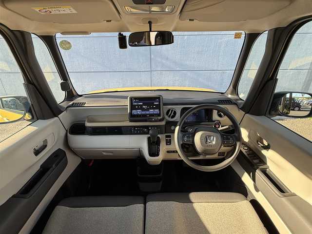 ホンダ Ｎ ＢＯＸ ファッションスタイル 千葉県 2023(令5)年 0.6万km 黄 ワンオーナー/純正ディスプレイオーディオ/クルーズコントロール/バックカメラ/D/N席シートヒーター/ETC/両側パワースライドドア/コーナーセンサー/ホンダセンシング/ウインカーミラー
