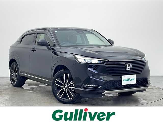 ホンダ ヴェゼル ハイブリッド e:HEV Z 宮城県 2021(令3)年 4.5万km クリスタルブラックパール 純正9型コネクトナビ/ホンダセンシング/衝突軽減ブレーキ/先行車発進お知らせ機能/路外逸脱抑制機能/標識認識機能/アダプティブクルーズコントロール/車線維持支援システム/トラフィックジャムアシスト/ブラインドスポットインフォメーション/誤発進抑制機能/後退出庫サポート/オートハイビーム/FM/AM/Bluetooth/TV/スマートフォン連携/バックカメラ/ハンズフリーアクセスパワーテールゲート/ダウンヒルコントロール/前後コーナーセンサー/前席シートヒーター/純正18インチAW/純正フロアマット/スペアキー/置くだけ充電/禁煙車