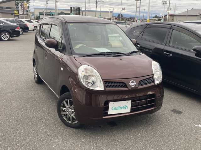 日産 モコ E FOUR 山形県 2007(平19)年 14万km マルーンブラウンパール 4WD/純正CDオーディオ/ETC/運転席シートヒーター/スマートキー/ライトレベライザー
