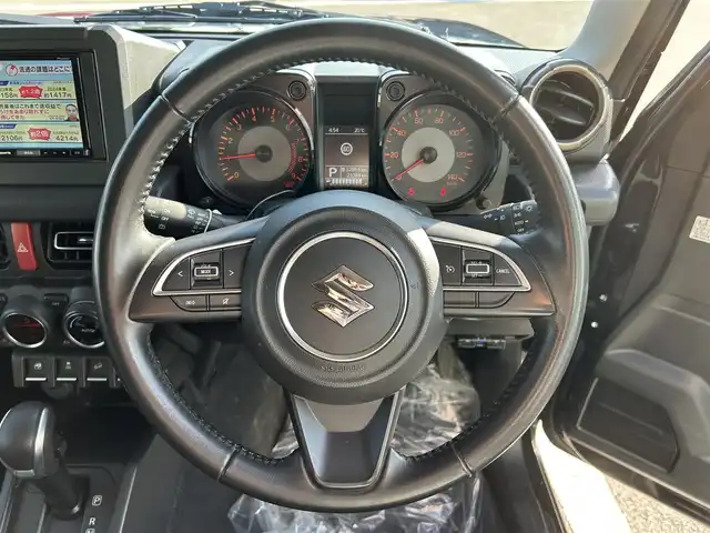 スズキ ジムニー XC 和歌山県 2021(令3)年 2.4万km ブルーイッシュブラックパール3 社外ナビ（AVIC-RZ９０２ZP)/フルセグTV/BT/CD/DVD/SD/バックカメラ/衝突被害軽減ブレーキ/レーンキープアシスト/横滑り防止/オートライト/クルーズコントロール/ダウンヒルアシスト/前後ドライブレコーダー/ETC/前席シートヒーター/レザー調シートカバー/LEDヘッドライト/フォグランプ/ヘッドライトウォッシャー/純正16インチアルミ/プッシュスタート