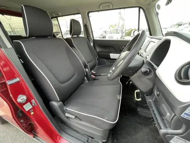 スズキ ハスラー G 滋賀県 2015(平27)年 6.3万km フェニックスレッドパール/ブルーイッシュブラックパール 禁煙車/社外ナビ/（エンジン付けても起動せず）/前後ドライブレコーダー/ETC/衝突被害軽減システム/D席シートヒーター/シートリフター/ヘッドライトレベライザー/純正アルミホイール/純正ドアバイザー/社外フロアマット/スマートキー/アイドリングストップ/オートリトラーミラー