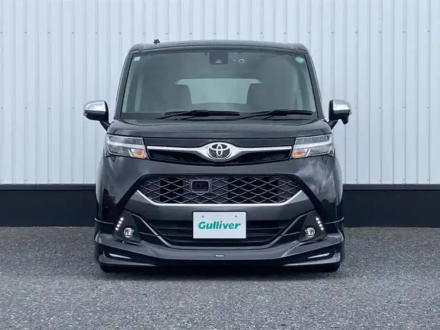 トヨタ タンク カスタムG S 千葉県 2018(平30)年 3.6万km ブラックマイカメタリック 純正9インチナビ/(フルセグTV/BT/CD/DVD/FM/AM)/モデリスタエアロ/バックカメラ/衝突被害軽減システム/車線逸脱警報/クルーズコントロール/両側パワースライドドア/横滑り防止装置/ビルトインETC/ドライブレコーダー/アイドリングストップ/LEDヘッドライト/フォグランプ/オートライト/ウィンカーミラー/電動格納ミラー/純正14インチAW/シートヒーター/シートリフター/プッシュスタート/スマートキー/フロアマット/ドアバイザー/取扱説明書/保証書