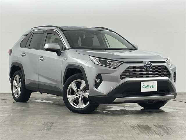 トヨタ ＲＡＶ４ ハイブリットG 福島県 2020(令2)年 2.9万km シルバーメタリック トヨタセーフティーセンス　/・PCS/・車線逸脱警報/・レーダークルーズコントロール/・オートマッチクハイビーム/・ロードサインアシスト/・BSM/純正大画面ナビ/【AM/FM/DVD/CD/Bluetooth/フルセグ】/型番:NSZT-Y68T/バックカメラ　/ＥＴＣ　/ステアリングヒーター　/シートヒーター　/パワーシート/電動リアゲート/電子パーキング　/・ブレーキホールド　/プッシュスタート　/・スマートキー　/・スペアキー　/ＬＥＤライト/・オートライト/・フォグライト/ステアリングスイッチ/・革巻きステアリング/・チルトステアリング/ウィンカーミラー/取扱説明書/・ナビ取扱説明書