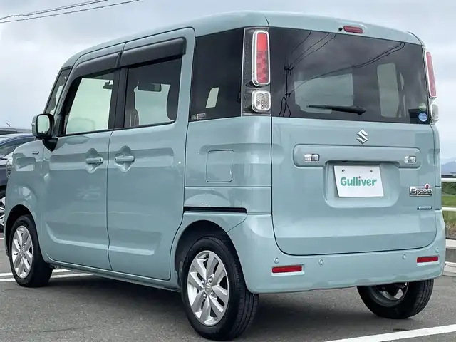 スズキ スペーシア HYBRID X 佐賀県 2018(平30)年 6.6万km オフブルーM 純正8インチSDナビゲーション/・フルセグTV/CD/DVD/USB/Bluetooth/全方位モニター/前方ドライブレコーダー/ビルトインETC/ヘッドアップディスプレイ/両側パワースライドドア/天井サーキュレーター/D席シートヒーター/後席サンシェード/ISOFIX対応/ステアリングリモコン/純正14インチアルミホイール/純正LEDヘッドライト/・オートマチックハイビーム/純正フロアマット/純正ドアバイザ―/車線逸脱警報機能/デュアルカメラブレーキサポート/パーキングセンサー